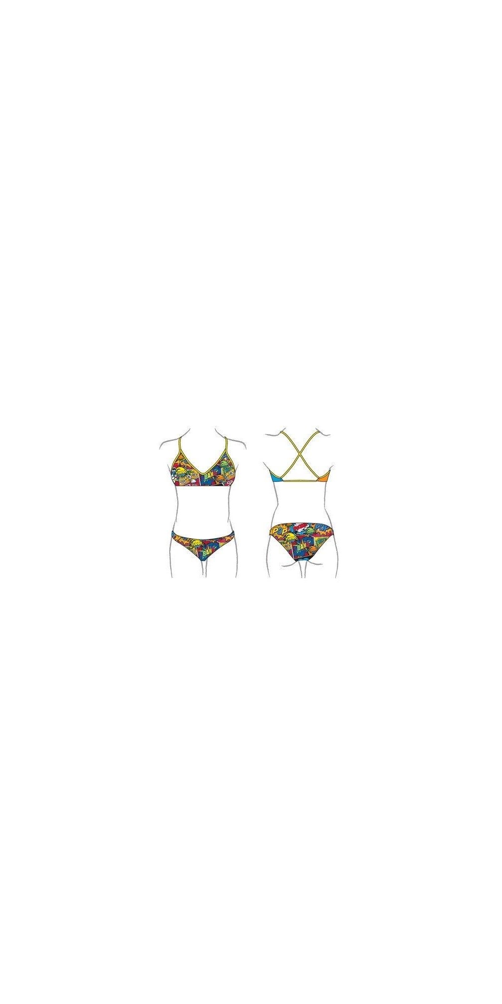 Haut De Bikini Turbo Femme Mare Comic Boom