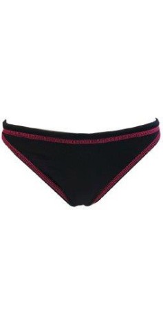 Bas de Bikini Confort Liso Noir