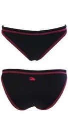 Bas de Bikini Confort Liso Noir