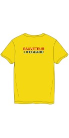 Tee-Shirt Technique Sauveteur Lifeguard Jaune