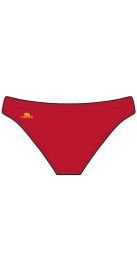 Bas de Bikini Mare Lifeguard Rouge (3 Semaines)