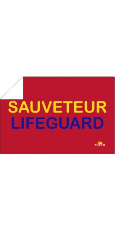 Serviette Double Face Sauveteur Lifeguard (3 Semaines)