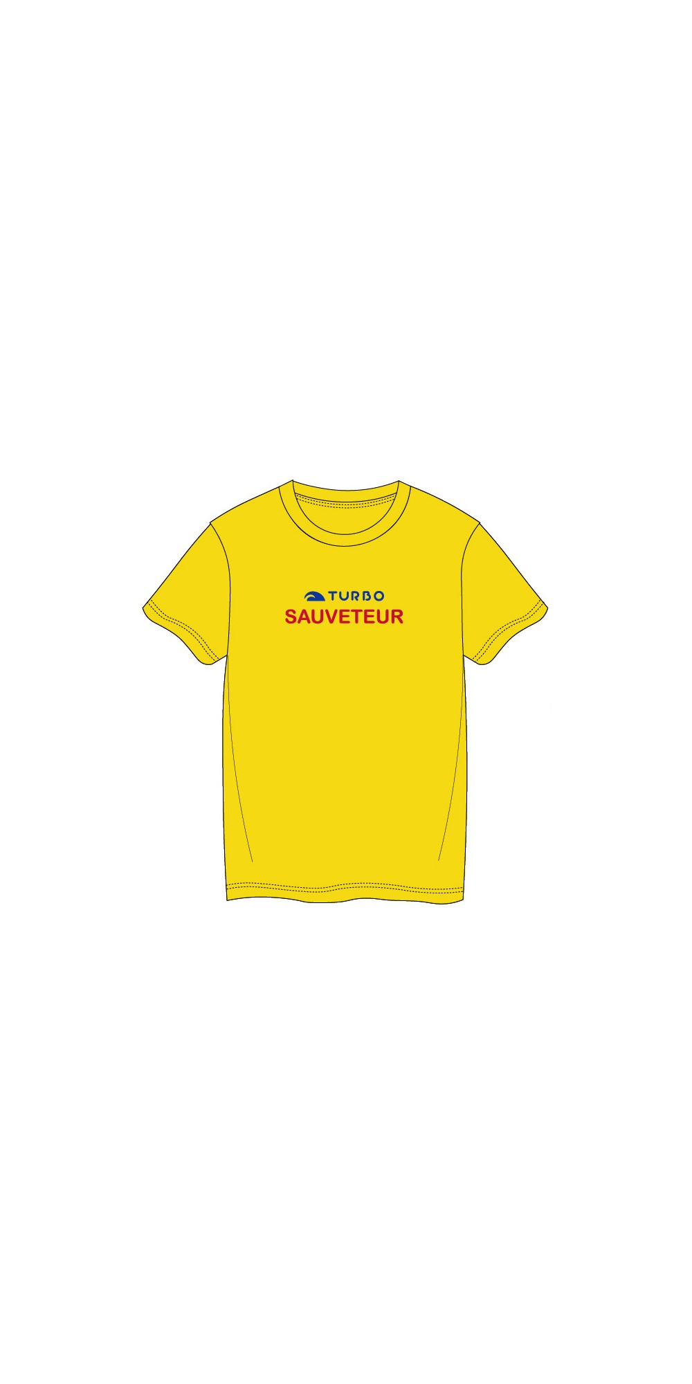 Tee-Shirt Coton MNS Jaune