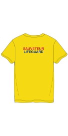 Tee-Shirt Coton Lifeguard Jaune Classic