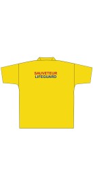 Polo Coton Jaune Sauveteur Lifeguard