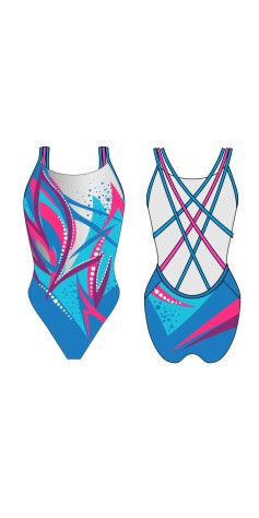 FANTAISIE F012 Lycra Bleu (4 Semaines)