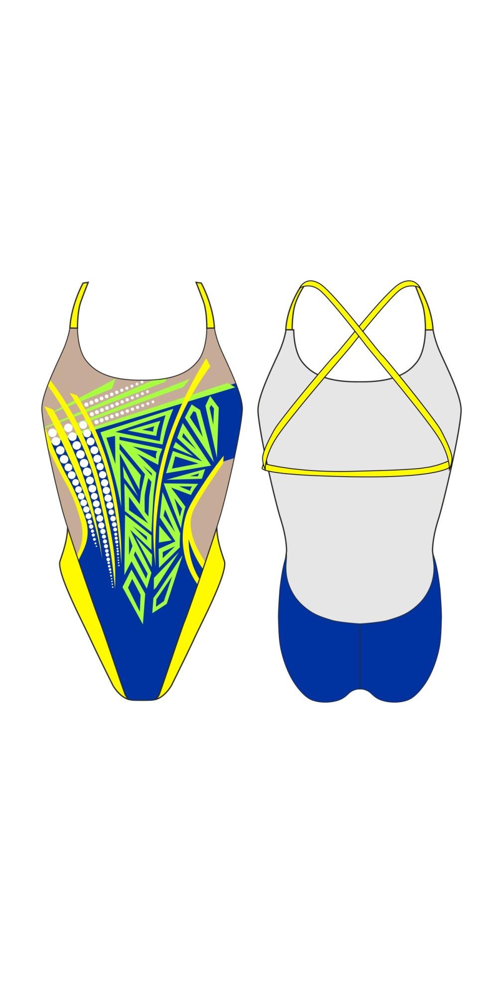 BRASILEIRO B003 Lycra Bleu (4 Semaines)