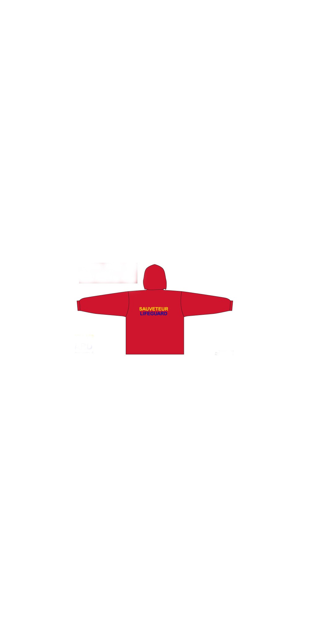 Coupe Vent LIFEGUARD Rouge